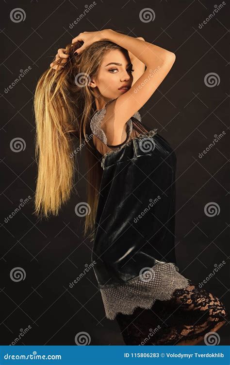 sensual woman  fashionable folk dress style stock image image