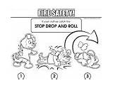Safety Coloring Pages Fire Colouring Smoke Detectors Test High Javascript Support sketch template