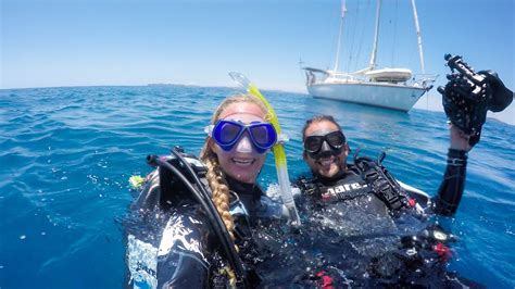 diy scuba diving on sailing vessel delos youtube