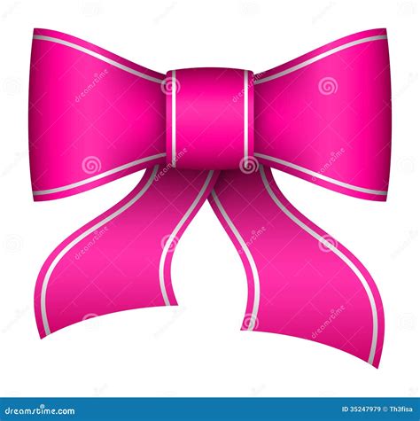 pink christmas ribbon bow royalty  stock images image