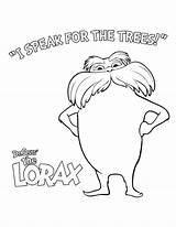 Lorax Coloring Pages Printable Print Seuss Dr Kids Earth Colouring Template Tree Color Truffula Drawing Traceable Sheets Drawings Sheet Activities sketch template