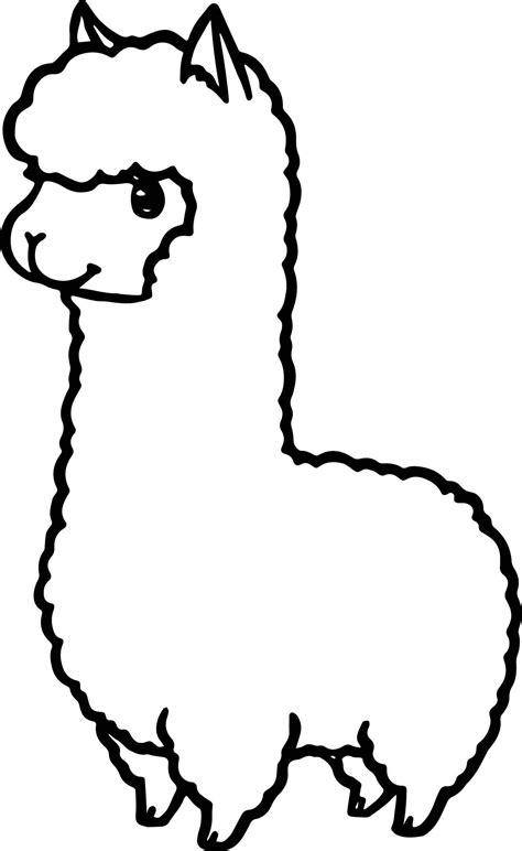 llama coloring pages  coloring pages  kids