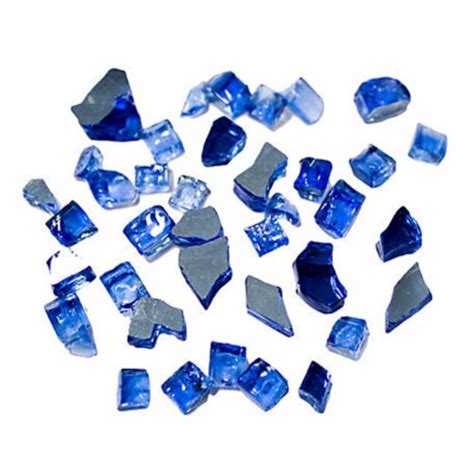 Reflective Fire Pit Glass Cobalt Blue 1 Kroger