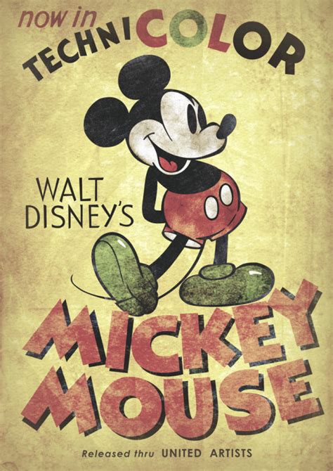 Disney Vintage Retro Mickey Phgraphies •