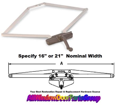awning window crank operator roto gear seal rite norco marvin wenco  window door parts group