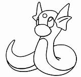 Pokemon Dratini Coloring Pages Dragonite Para Colorear Kolorowanki Dragonair Drawings Colouring Pokémon Mew Sketch Mega Template Rysunki Pikachu Morningkids sketch template