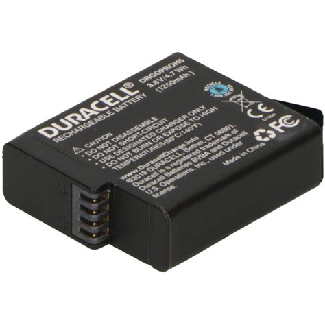 replacement gopro hero  battery duracell charge