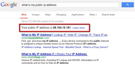what exactly is our ip address visit your open public tackle ipv4