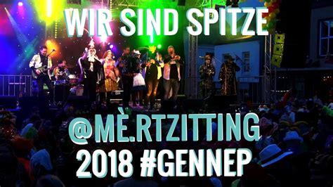 carnaval  gennep  de mertzitting wir sind spitze youtube