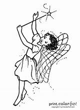 Wand Fairy Coloring Pages Printcolorfun sketch template