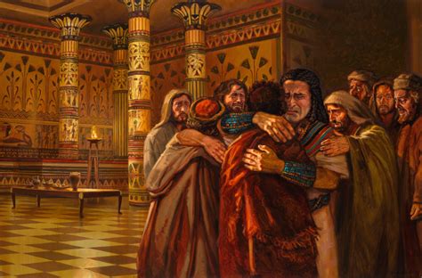 genesis  vers   jozef omhelst zijn broers painting bible art gospel