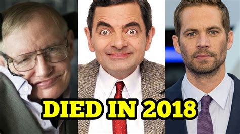 Celebrities Who Have Died In 2018 Alqurumresort