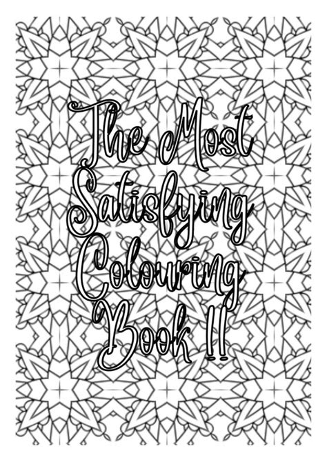 satisfying colouring book adult colouring book etsy
