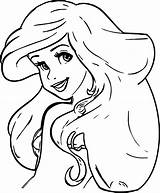 Ariel Coloring Mermaid Beautiful Pages Disney Princess Wecoloringpage Baby Cartoon sketch template