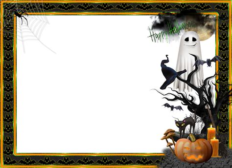 spooky clipart frame spooky frame transparent