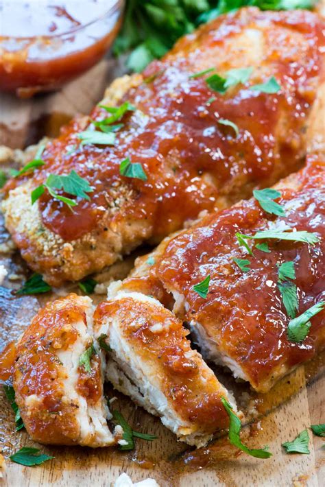 easy oven baked bbq chicken crazy  crust