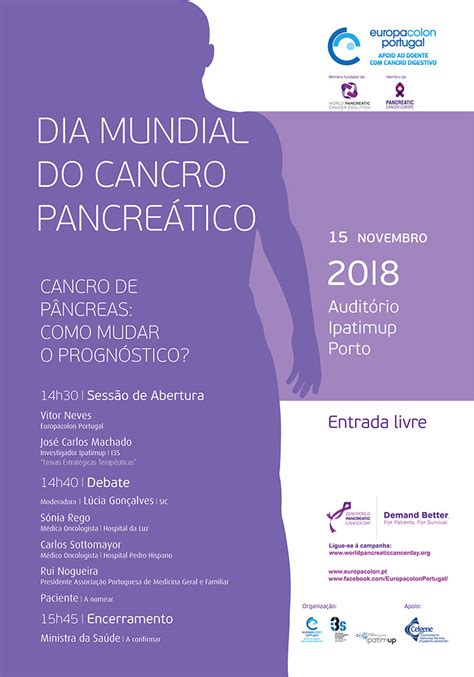 15 Novembro Dia Mundial Do Cancro Pancreático Europacolon Portugal