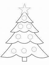 Tree Christmas Coloring Printable Stencil Stencils Pattern Outlines Trees Outline Pages Drawing Template Clipart Print Vanočni Stromeček Omalovanky Pdf Online sketch template