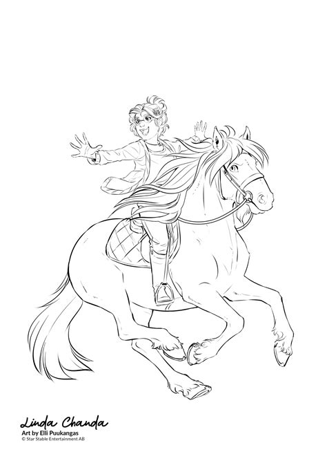 star stable morgan horse coloring pages