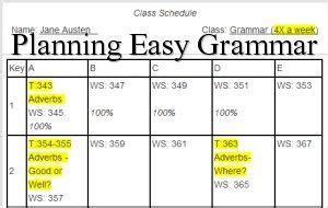 planning easy grammar easy grammar grammar   plan