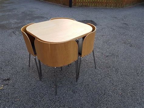 ikea space saving table  chairs  delivery   leicester