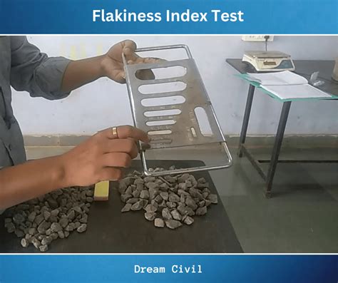 flakiness index test    sample   aggregate dream civil