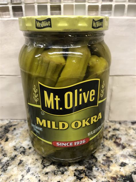3 Jars Mount Olive Pickled Mild Okra 16 Oz Mt Olive Pickles Free Ship