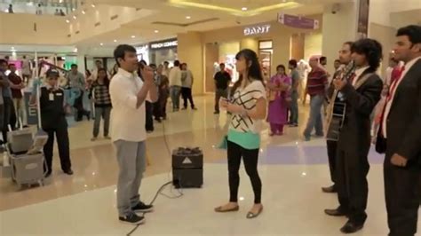 marriage proposal in dubai shopping mall goes horribly wrong video