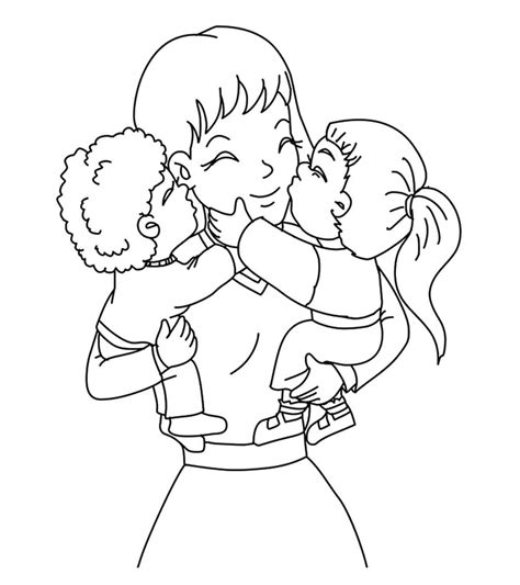 mum coloring pages coloring home