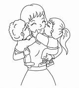 Coloring Pages Christmas Mothers Momjunction Holiday sketch template