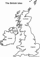 Map Isles British Outline Enchantedlearning Island Britishisles Outlinemap Europe Choose Board sketch template