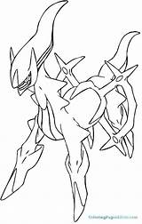Pokemon Coloring Pages Legendary Arceus Line Archeus Printable Cards Print Rare Mythical Drawing Glaceon Coloriage Ex Simple Drawings K5 Worksheets sketch template
