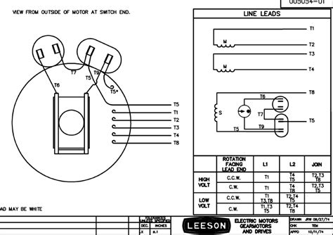 leeson electric motor wiring diagram wiring diagram