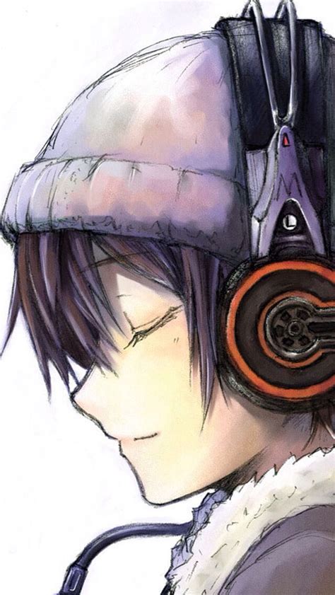 images  anime guys  headphones  pinterest emo