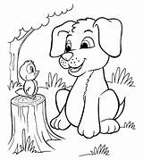 Puppy Coloring Pages Labrador Bird Dog Cute Winn Dixie Because Printable Color Animals Cat Animal Little Print sketch template