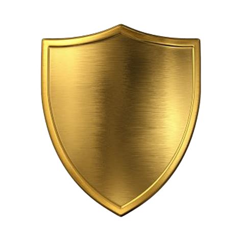 gold shield hq png image freepngimg