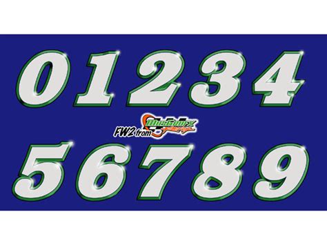 13 Nascar Car Number Fonts Images Nascar Race Car Number