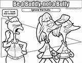 Bully Buddy Bullying sketch template