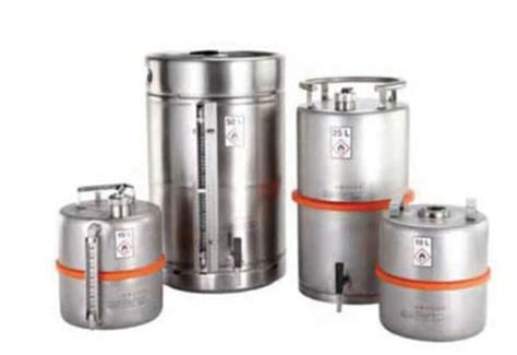 buerkle stainless steel safety container capacity  metal liquid storage cans fisher