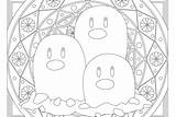 Pokemon Pages Dugtrio Mankey sketch template