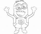 Minion Coloring Pages Printable Happy Purple Despicable Minions Kids Evil Color Print Colouring Fun Book Books Dave Getcolorings Cartoon Popular sketch template