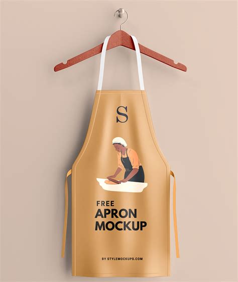 apron mockup psd behance behance