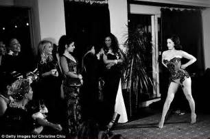 dita von teese performs at art of sex soiree daily mail online