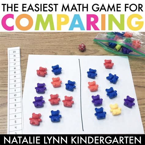easiest kindergarten math game  comparing numbers