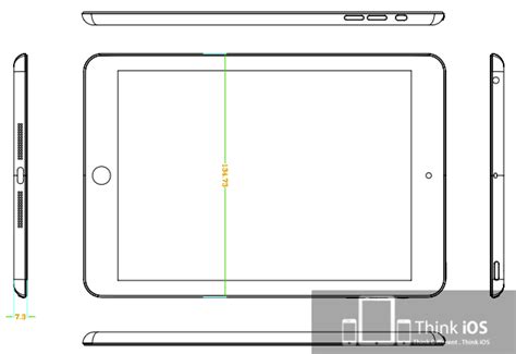 ipad mini dimensions leaked   sketches tablet news