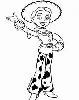 Story Toy Coloring Jessie Pages Toys Para Waving Anycoloring Woody Tablero Seleccionar Colorear sketch template
