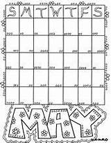 Printable Calendars Calendar Coloring Pages Blank Doodle May Kids Monthly Alley Doodles Colouring Month Calender Printables Months Book Planner Journal sketch template