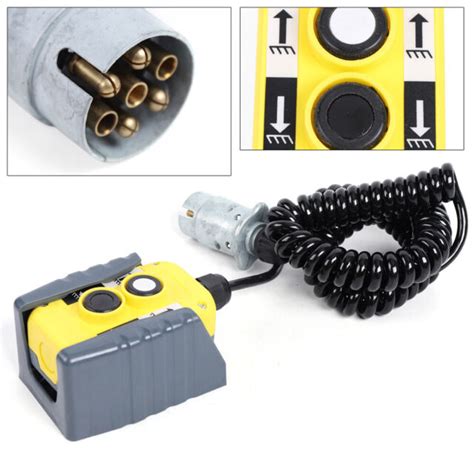 wire dump trailer remote control switch  double acting hydraulic pumps  ebay