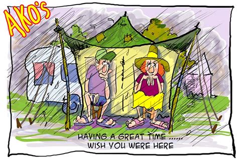 christmas camping ako s cartoons