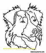 Coloring Pages Dog Australian Shepherd Collie Border Printable Color Puppy Bulldog Print Dogs Sheet English Getcolorings Bing Face Books Stencil sketch template